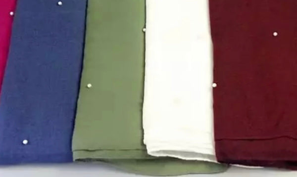 Hijab shawl with pearls various colors